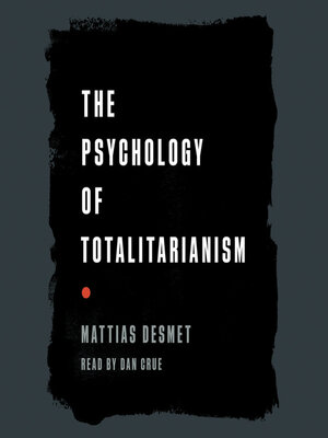 cover image of The Psychology of Totalitarianism